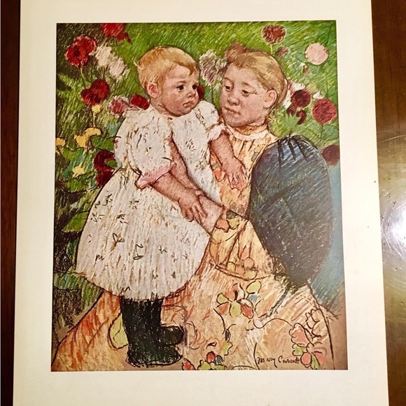 1896~Vintage Framed Mary Cassat In the Garden Print - Picture 5 of 6